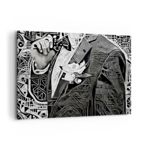 Canvas picture - Elegant in Grey - 100x70 cm