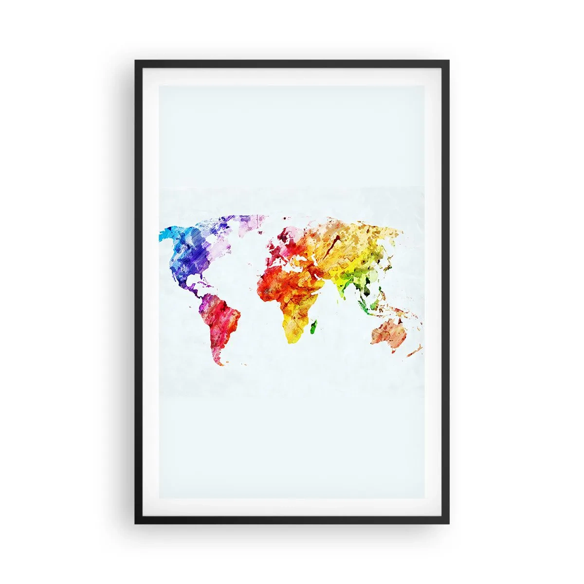 Poster in black frame - All Colours of Light - 61x91 cm