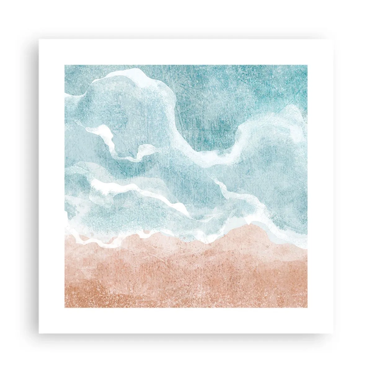 Poster - Cloudy Abstract - 40x40 cm