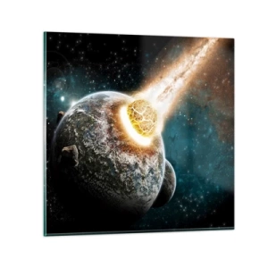 Glass picture - Demise or Birth? - 40x40 cm