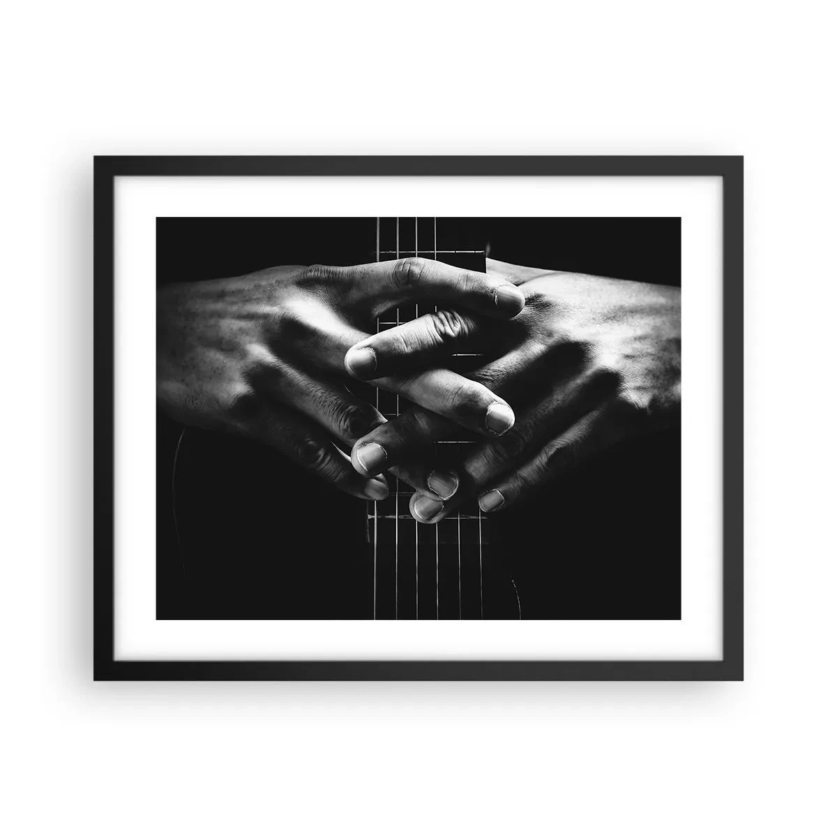 Poster in black frame - Artist's Prayer - 50x40 cm
