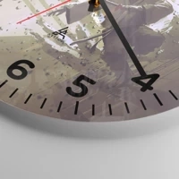 Clock face with numbers
