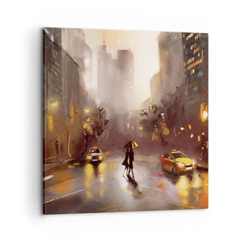 Canvas picture - In New York Lights - 60x60 cm