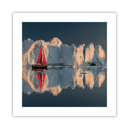 Poster - On the Edge of the World - 40x40 cm