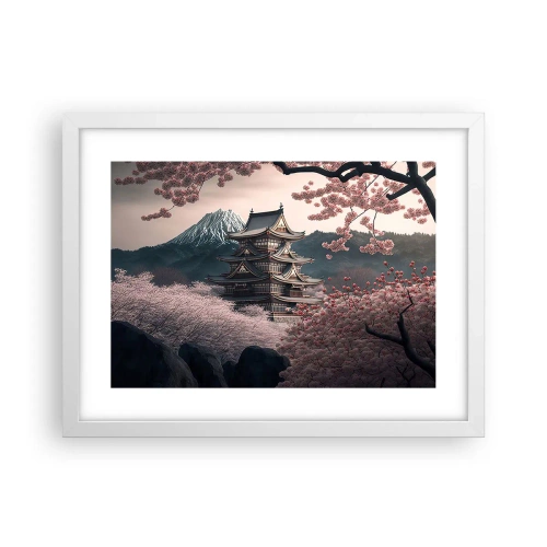 Poster in white frmae - Land of Cherry Blossoms - 40x30 cm
