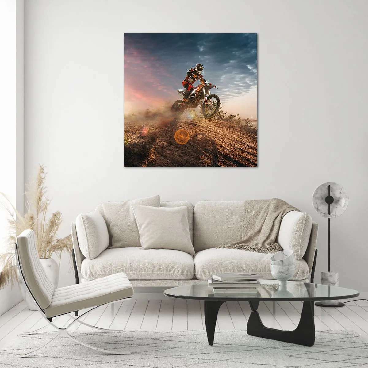 Glass picture - For Victory - 60x60 cm