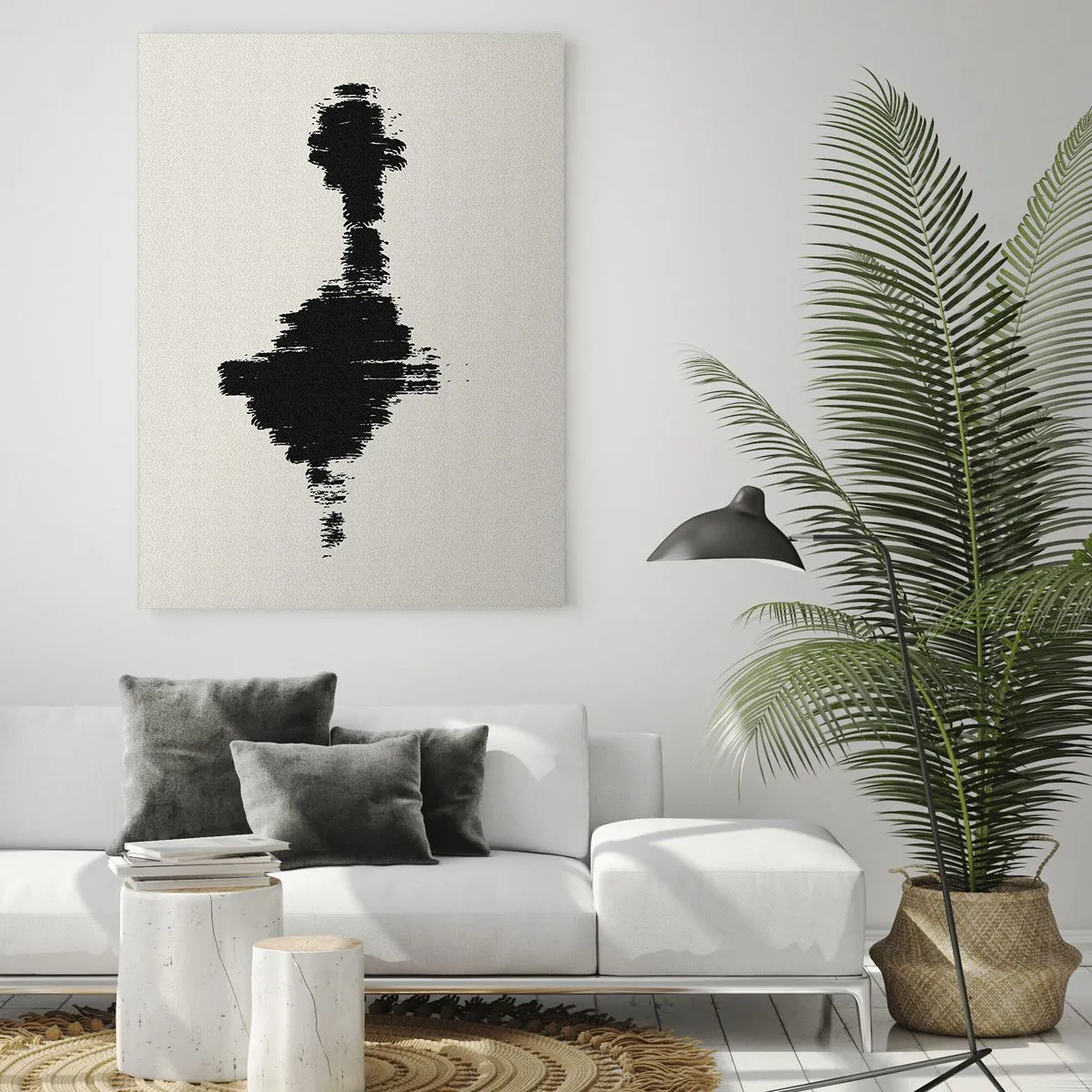 Glass picture - Vibrations of Imagination - 50x70 cm