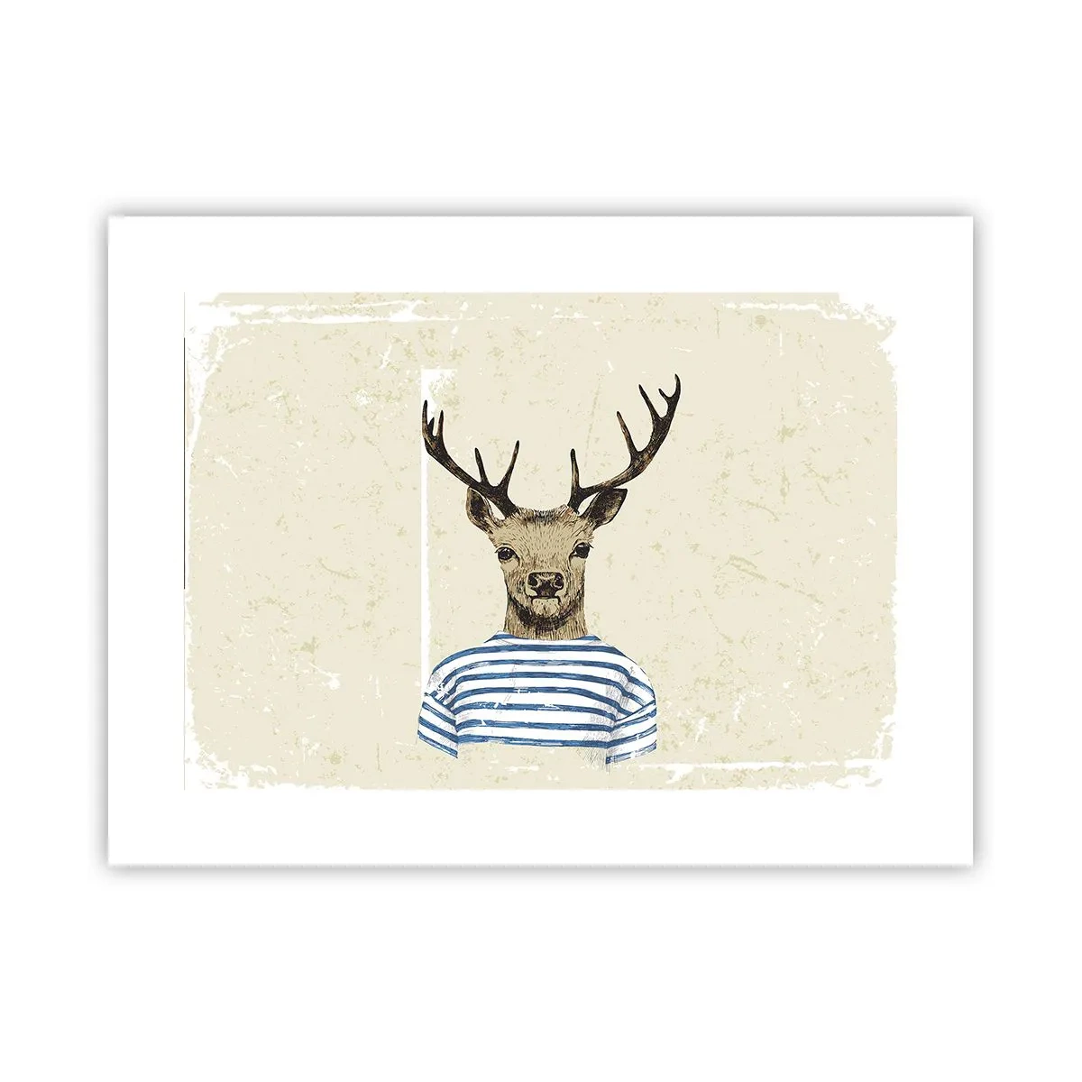 Poster - Becaue I Like Striped T-Shirts - 40x30 cm
