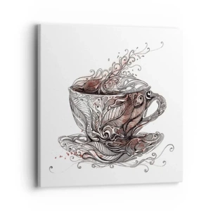 Canvas picture - Tea Time - 40x40 cm