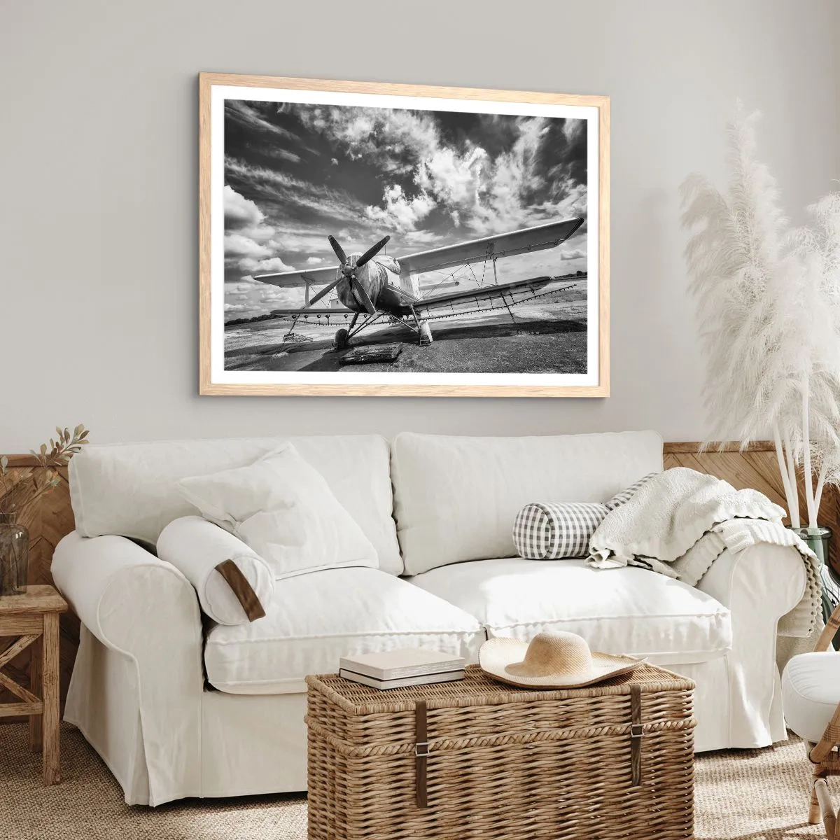 Poster in light oak frame - I Can't Wait! - 40x30 cm