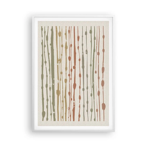 Poster in white frmae - Musical Colour Notation - 70x100 cm