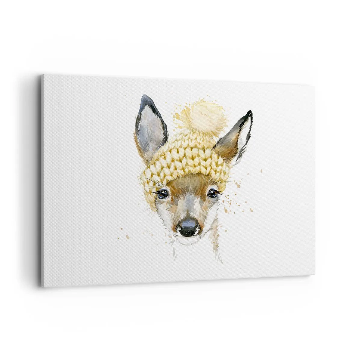 Canvas picture - For Winter in a Snowy Forest - 100x70 cm