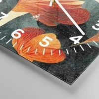 Clock face with numbers