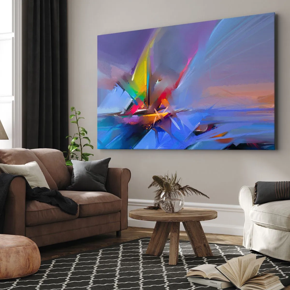 Canvas picture - Flew like s Bird - 120x80 cm