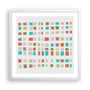 Poster in white frmae - Unknown Game - 50x50 cm