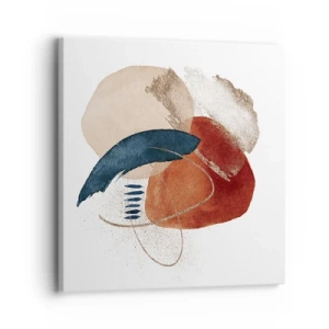 Canvas picture - Oval Composition - 30x30 cm