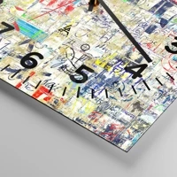 Clock face with numbers