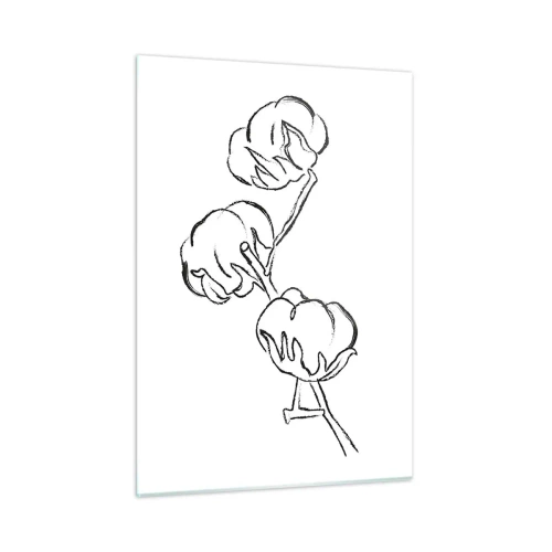 Glass picture - Cotton Fluff - 50x70 cm