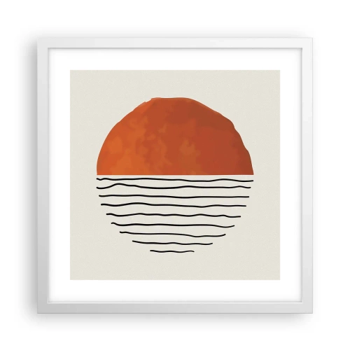 Poster in white frmae - In Japanese Style - 40x40 cm
