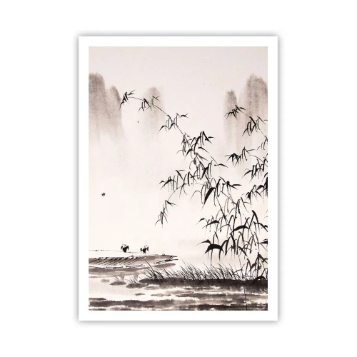 Poster - Quiet As a Rice Field - 70x100 cm