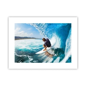 Poster - Dancing with Waves - 40x30 cm