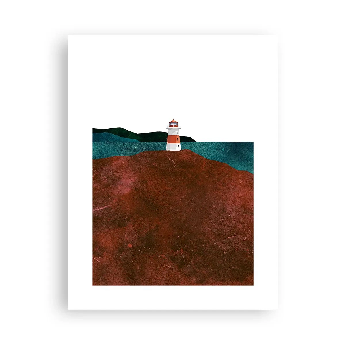 Poster - Gazing at the Sea - 30x40 cm