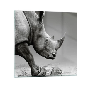 Glass picture - Uncontrolled Power - 50x50 cm