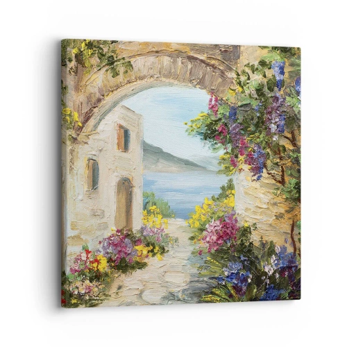 Canvas picture - Charm of a Sea Province - 30x30 cm