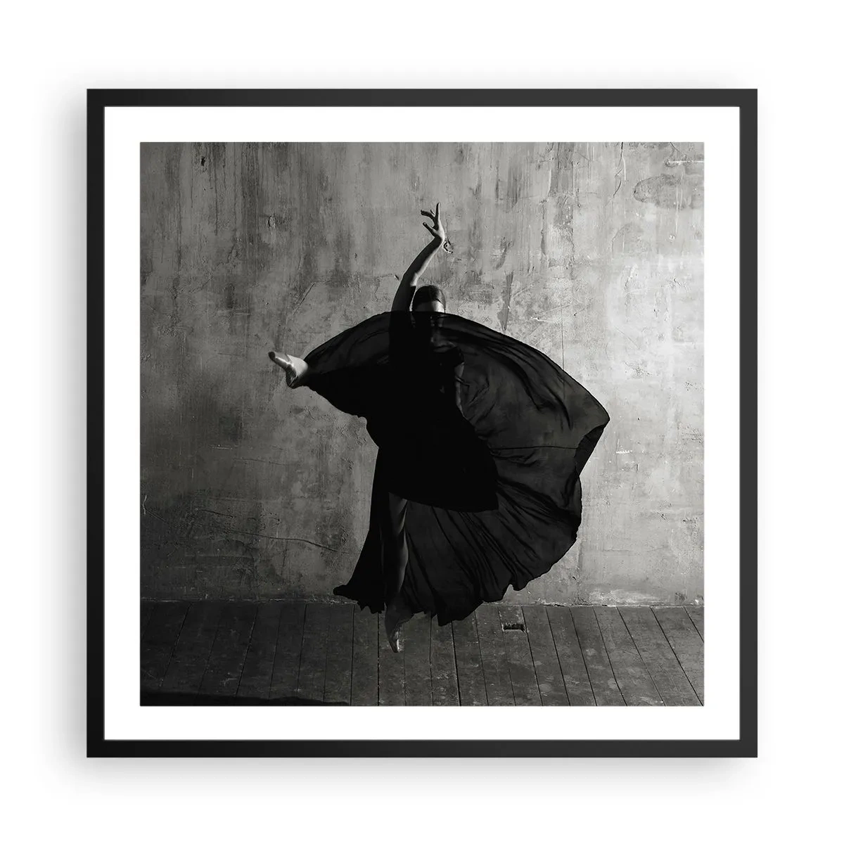 Poster in black frame - Full of Passion - 60x60 cm
