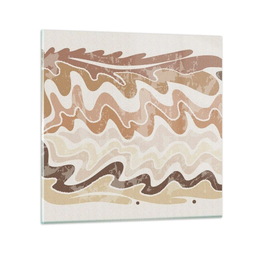 Glass picture - Good Energy - Good Emotions - 30x30 cm