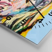 Clock face with numbers
