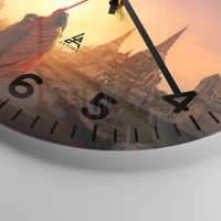 Clock face with numbers