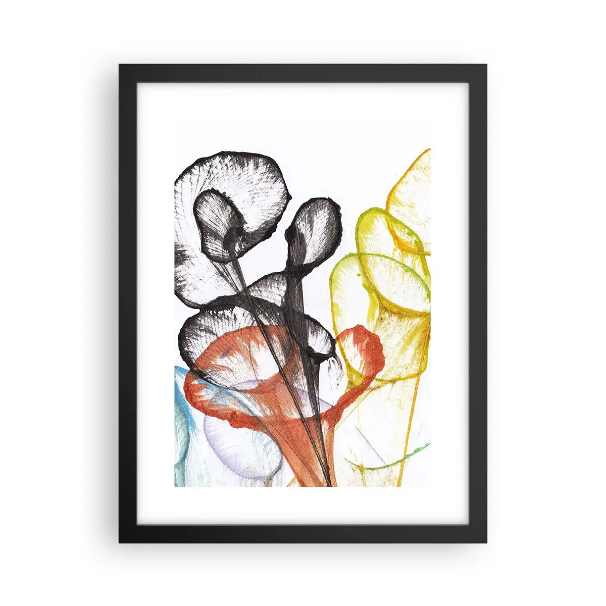 Poster in black frame - Flowers with a Soul - 30x40 cm