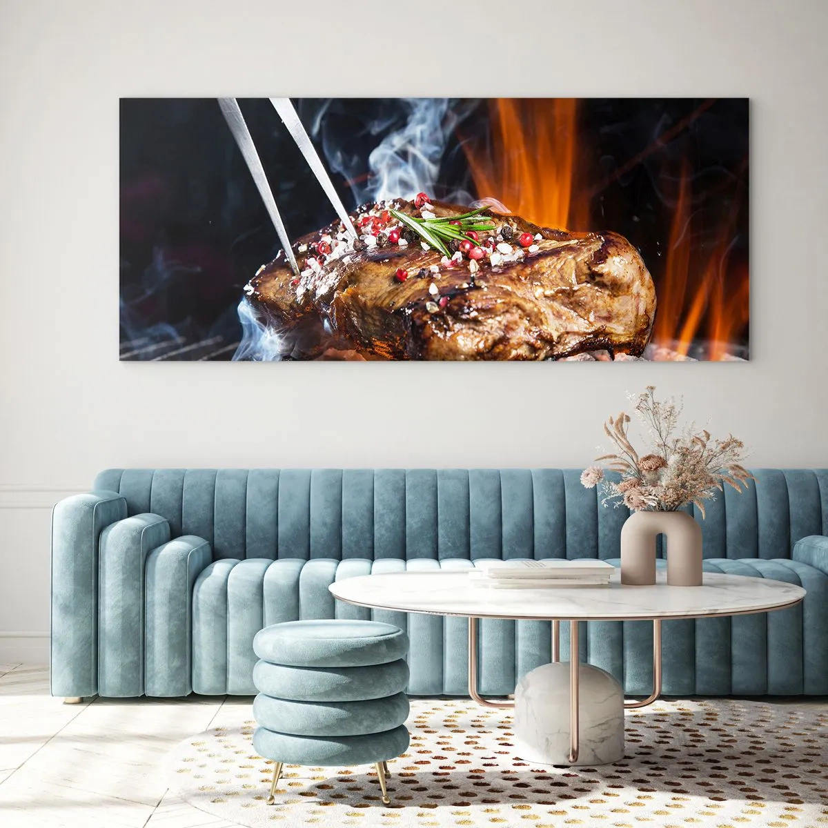 Glass picture - Juicy and Fragrant - 90x30 cm