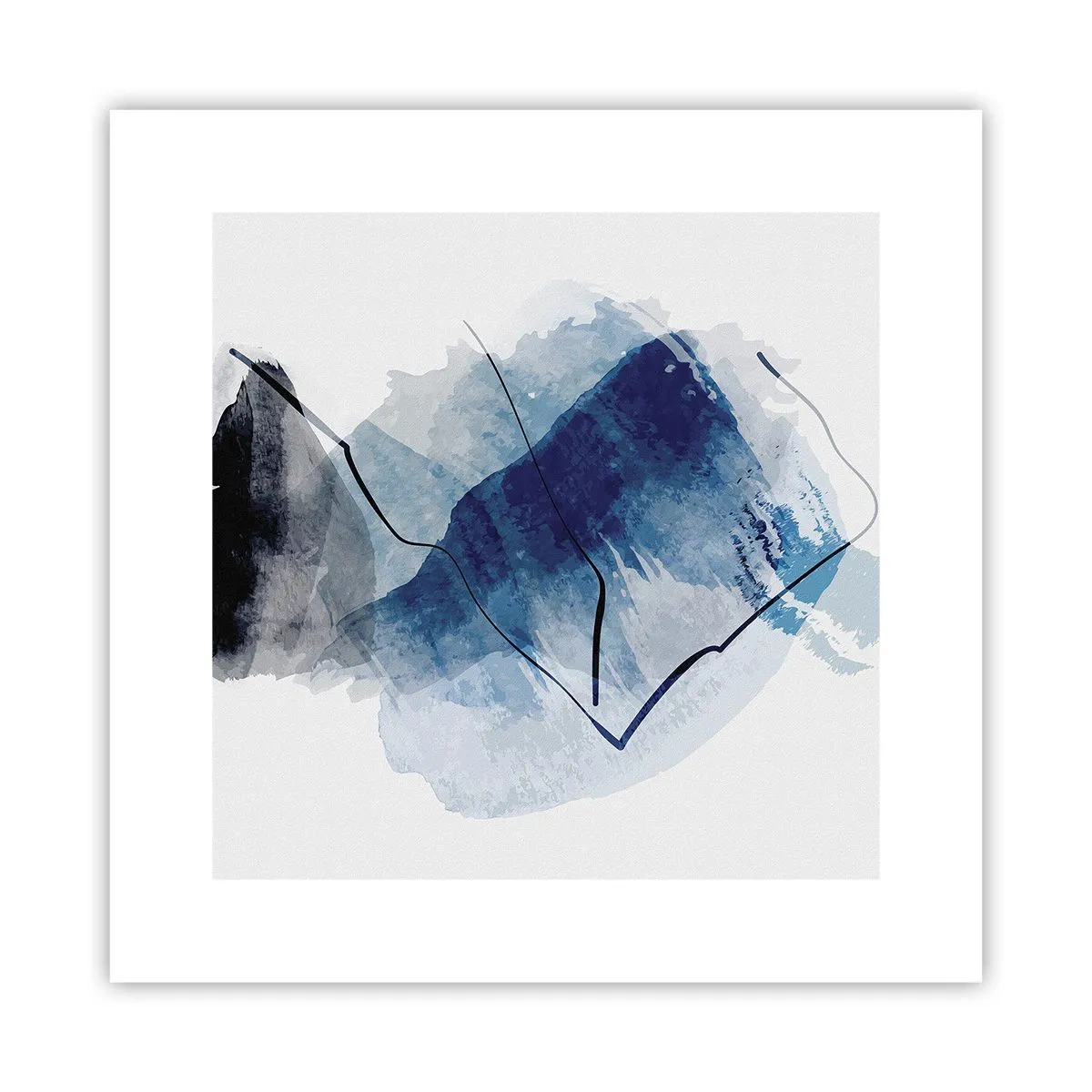 Poster - Ice Mountain - 30x30 cm
