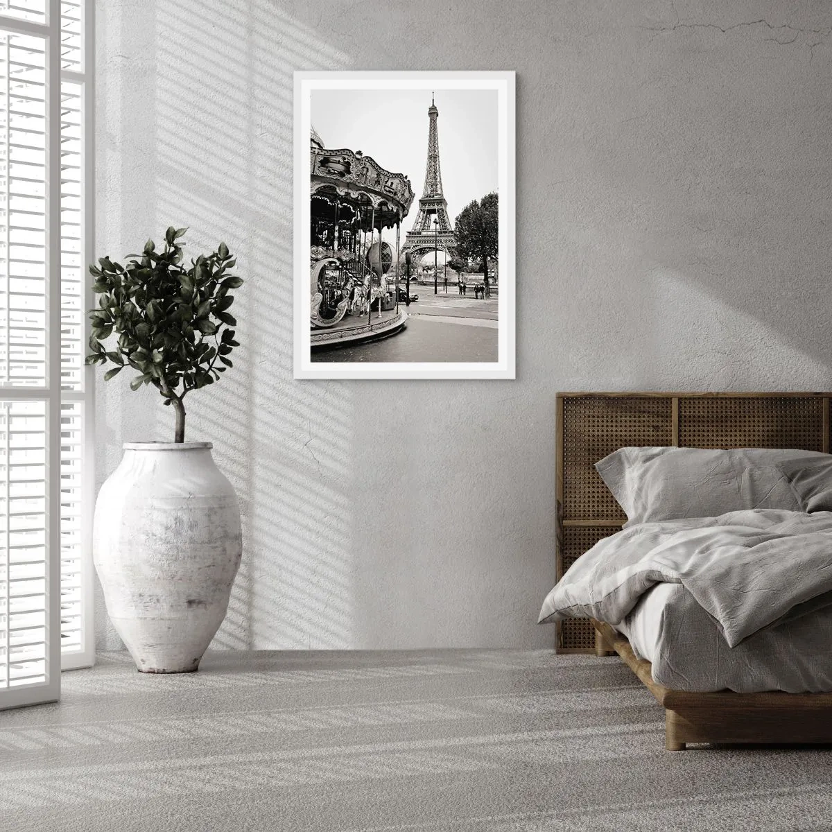 Poster in white frmae - Such Fun Only in Paris - 40x50 cm