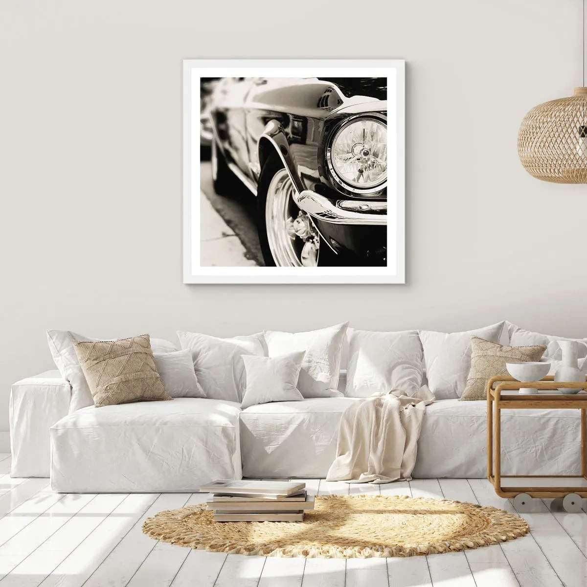 Poster in white frmae - Lasting Shine - 60x60 cm