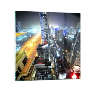 Glass picture - Miracle in the Desert - 60x60 cm