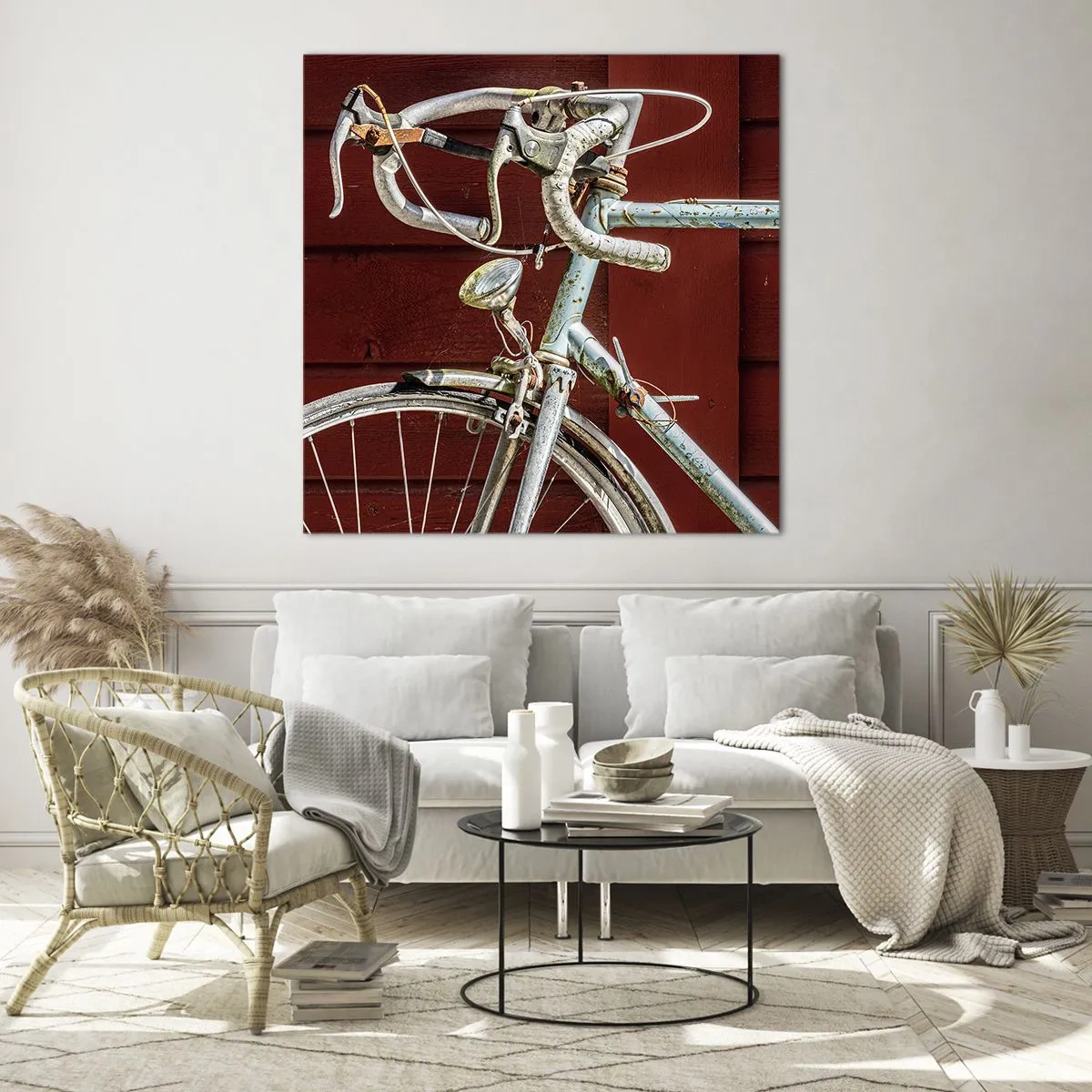 Glass picture - Born for Victories - 50x50 cm