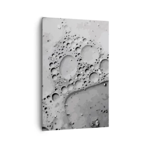 Canvas picture - Foamy Footprint - 80x120 cm