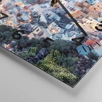 Clock face with numbers