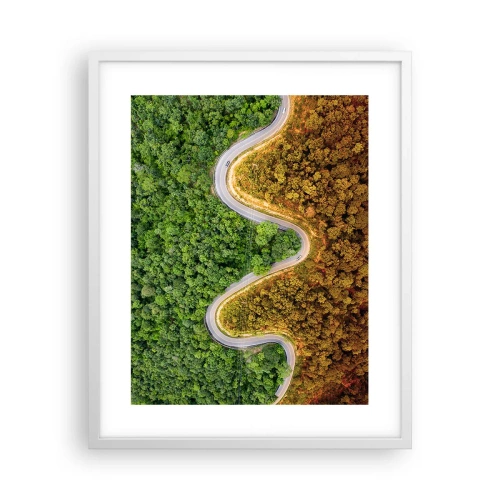 Poster in white frmae - Borders and Breakthroughs - 40x50 cm