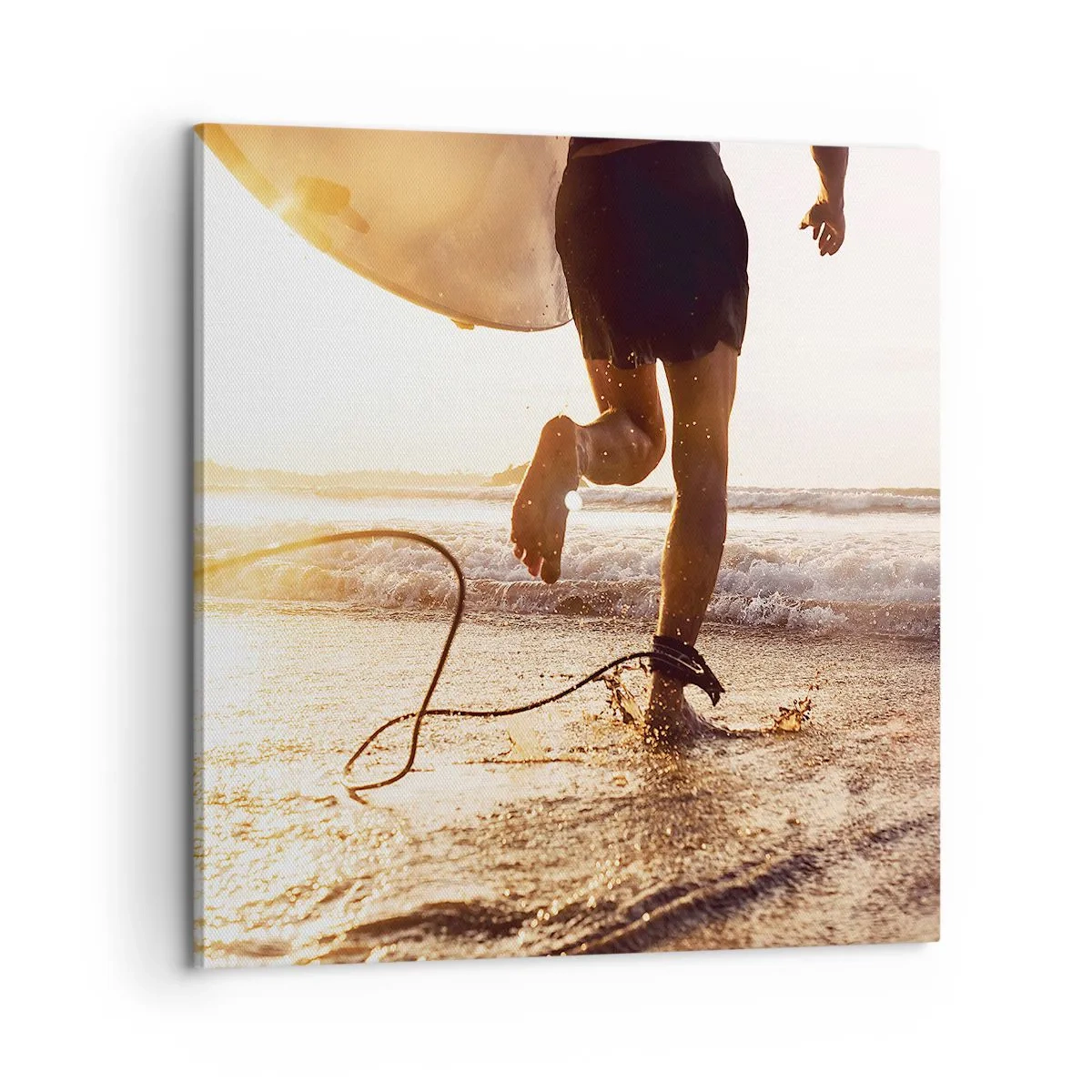 Canvas picture - Encounter with a Wave - 60x60 cm