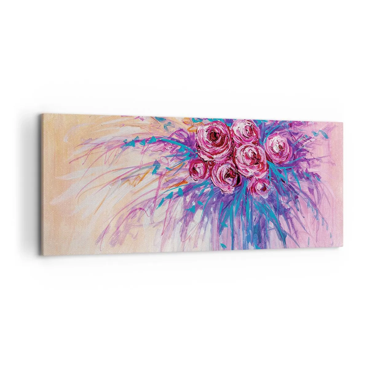Canvas picture - Rose Fountain - 120x50 cm
