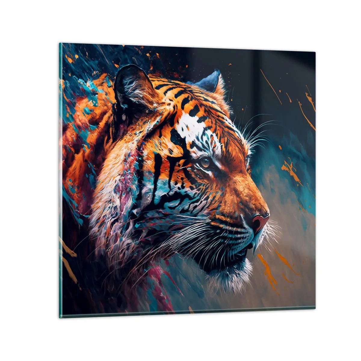 Glass picture - Wild Beauty - 40x40 cm