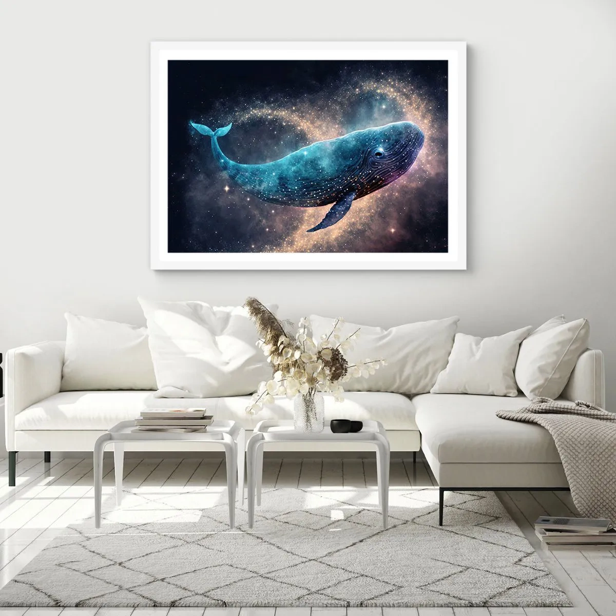 Poster in white frmae - Such World Exists... - 50x40 cm