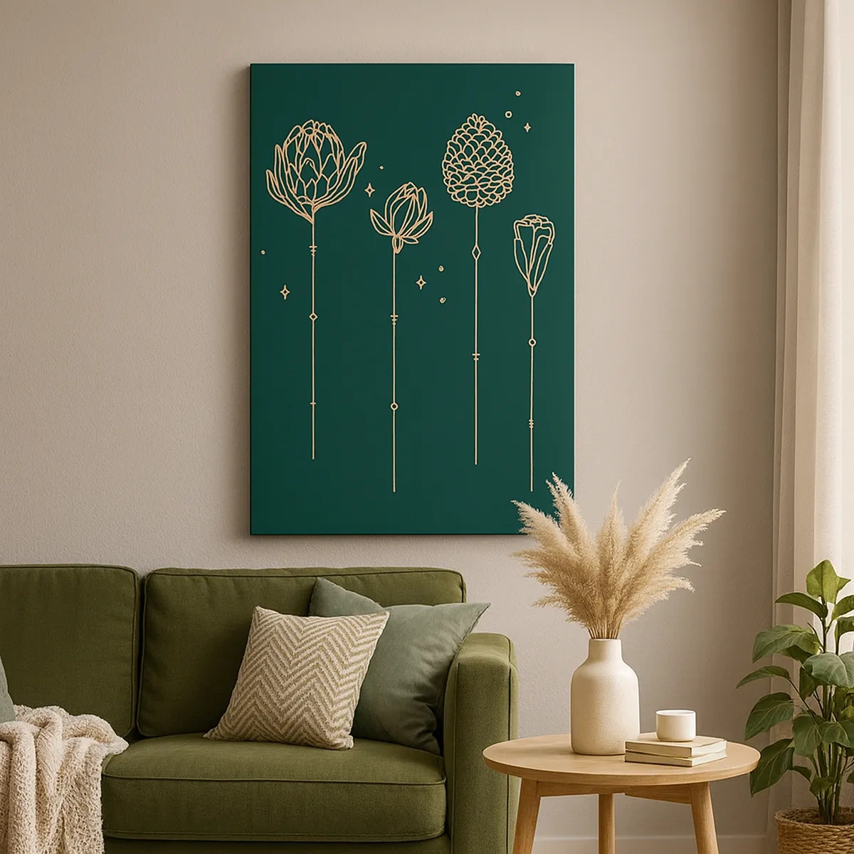 Canvas picture - The Herb Family - 50x70 cm