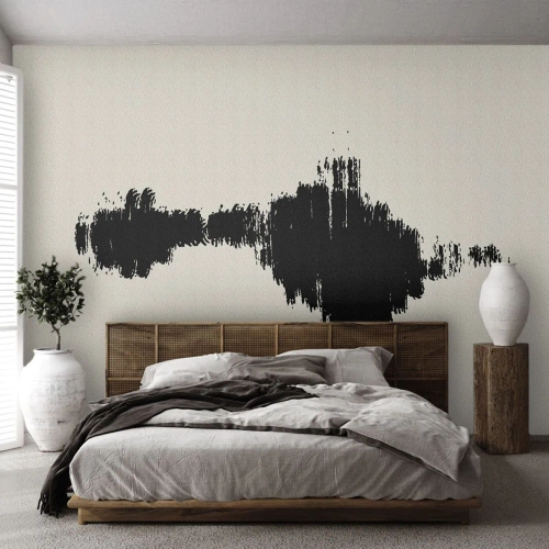 Photo Wallpaper Premium Sand - Vibrations of Imagination - Contemporary, Abstraction, Scandinavian - 100x70 cm