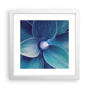 Poster in white frmae - Blue from the Sky - 30x30 cm