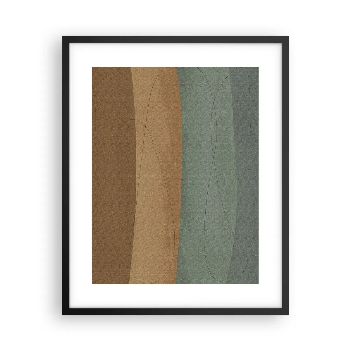 Poster in black frame - Horizontal Compostion - 40x50 cm